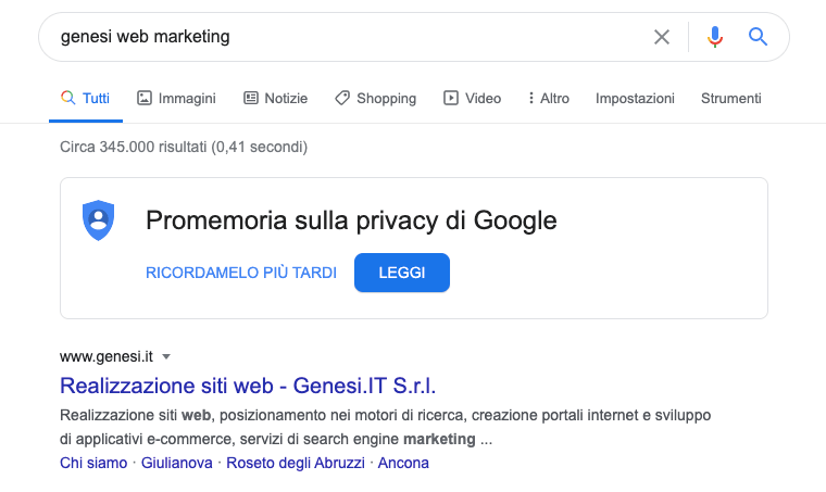 motivi per realizzare un sito web