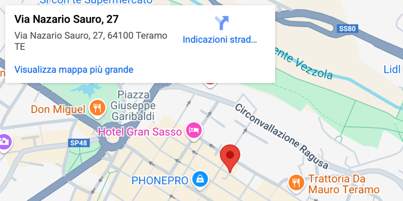 Mappa Genesi Web Agency Teramo